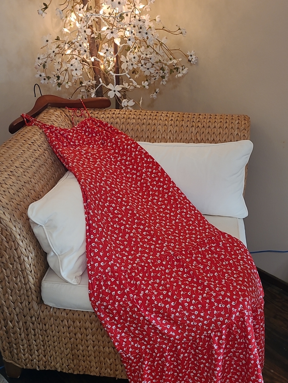 Vibrant Red Maxi Dress